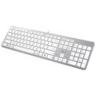 Adesso - AKB-730UW USB-C Clavier à commutateur à ciseaux multi-OS avec raccourci clavier CoPilot AI, USB-C/USB-A-Type de clé : interrupteur à ciseaux.