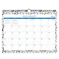 Staples - Calendrier mural mensuel chats 2026-2027 - 8 1/2 po H x 11 po l - bilingue-12 mois : juillet 2026 - juin 2027