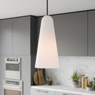Modway - Beacon 1-Lumière Lumière suspendue - Laiton satin opale-Auvent de plafond