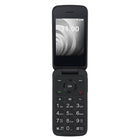 TCL - Téléphone intelligent pliable 2,8 po – 1 Go RAM – Volcano Noir – Débloqué-Clavier de navigation facile avec de gros boutons et des touches de raccourci dédiées aux notifications et aux courriels