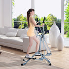 Soozier - Vélo elliptique vertical-Moniteur LCD qui suit les calories, le temps et la distance, vous permettant de garder vos objectifs 