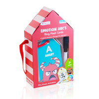 Open The Joy - L’ABC des émotions - Activités effaçables à sec portables - Version anglaise-Parfait pour les salles de classe, la maison ou les déplacements, cet outil captivant transforme l'exploration des émotions en une expérience amusante et éducative.
