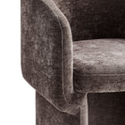Modway - Verity Barrel Back Chenille Fauteuil à manger - Marron chocolat-10