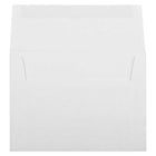 JAM Paper Enveloppes d'invitation Strathmore A6 - 4,75 x 6,5 po - Lin blanc brillant - paquet de 50-Quantité : 50 enveloppes par paquet