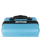 Reebok - Collection Captain Valise de cabine à Coque Rigide 21.50 po - Azure-Doublure signature avec panneau de séparation, poches pratiques et sangles de serrage pour garder le contenu organisé et en place