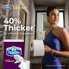 Royale - Velour papier hygiénique, 48 rouleaux-2 épaisseurs