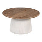 Zuo - Goblet Table basse - Brun/Blanc-Garantie limitée de 3 ans