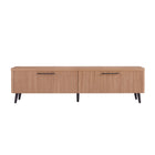 Manhattan Comfort - Meuble TV Jodie 68,9 po style Mid-Century Modern - Érable-Meuble TV de style milieu du siècle pour salon