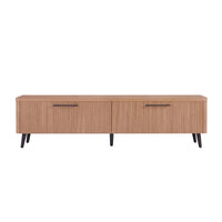 Manhattan Comfort - Meuble TV Jodie 68,9 po style Mid-Century Modern - Érable-Meuble TV de style milieu du siècle pour salon