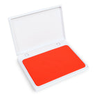 Ready 2 Learn - Tampon encreur lavable géant - Orange - 6,2 po L x 4,1 po L - Paquet de 2-Sécuritaire à partir de 3 ans:  Ce tampon encreur non toxique adapté aux enfants est une ressource artisanale sûre pour les petits artistes. Les enfants adorent l'utiliser avec des tampons ou créer des œuvres d'art avec empreintes digitales.