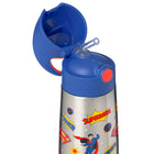 b.box - Bouteille isotherme - 350 ml - Superman-L'ouverture par bouton-poussoir favorise l'autonomie