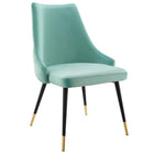 Modway - Adorn Touffe Performance Velvet Fauteuil d’appoint de salle à manger - Monnaie-Chaise à manger vintage moderne d’accent