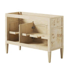 Modway - Elysian 48" Armoire de toilette de salle de bain (lavabo non inclus) - Burl-Construction en bois de manguier