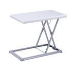 Rocelco PDR Support de bureau portable avec poignée et étui de transport (blanc-argent)-Conception compacte haut de gamme adaptée aux espaces de coworking, aux voyages, aux hôtels et aux dortoirs