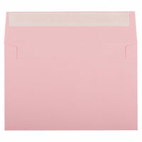 JAM Paper - Enveloppes d'invitation colorées A9 avec fermeture autocollante - 5 3/4 x 8 3/4 - rose clair - Paquet de 100-Ces enveloppes sont parfaites pour envoyer des invitations, des cartes de voeux, des RSVP, des cartes de remerciement, des cadeaux d'anniversaire, des remises de diplômes, des vacances et plus encore
