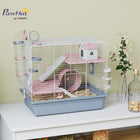 PawHut - Cage pour hamster et gerbille 19 po L x 13 po l x 17 po H - bleu-Comprend un système de tunnels DIY, élargissant l’aire de jeu pour un plaisir sans fin 