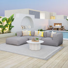 Zuo - Palmier Table basse - Blanc-Dimensions: 33,9 po L x 33,9 po L x 14,8 po H