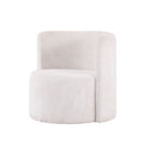 Brassex - Chaise d'appoint 723649 Callan - blanche-Coussin d’appoint inclus