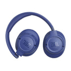 JBL - Tune 780NC Casque supra‑auriculaire sans fil avec réduction de bruit - Bleu-2 micros avec technologie de formation de faisceaux pour des appels parfaits