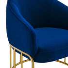Modway - Legacy Performance Velvet Fauteuil - Marine-Capacité de poids de la chaise : 331 lb