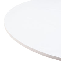 Zuo - Auray Table de bar - Blanc/Or-Plateau en MDF imitation bois