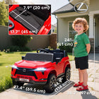 Qaba - Voiture électrique Lexus GX550 sous licence 12V avec 2 places assises - rouge-Télécommande parentale avec 3 vitesses et démarrage progressif pour assurer la sécurité de votre enfant 