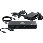 Apricorn - Station d’accueil Aegis Thunderbolt 4 - Noire-USB-A 10 Gbps (10 Gbps, 5V/1,5A) prend en charge BC1.2 pour la charge à haute vitesse du port USB A sur panneau avant pour appareils alimentés par batterie tels que téléphones, tablettes, souris/claviers sans fil
