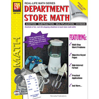 Remedia Publications - Cahier d'activités mathématiques du grand magasin - 4e à 8e année -Génère des centaines de problèmes de mots d'addition, de soustraction, de multiplication et de division