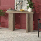 Hudson&Canal - Console Dimitra 42" L - Chêne gris vieilli-Caractéristiques assemblage facile