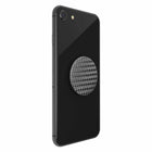PopSockets - PopGrip - Carbonite Tissée Noir-Repositionnable et adhère à la plupart des appareils et étuis (mais peut ne pas adhérer aux étuis en silicone ou étanches)