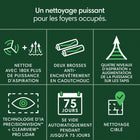 iRobot - Robot Roomba Max 705 avec station de vidage automatique-Élimine la saleté et la poussière. Élimine les poils d’animaux et plus encore grâce aux deux brosses anti-enchevêtrement en caoutchouc, à la brosse latérale, à la fonction d’augmentation de la puissance sur les tapis et à une puissance d’aspiration 180 fois plus intense (En mode Nettoyage ciblé avec la batterie pleine comparativement aux robots Roomba série 600)