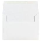 JAM Paper Enveloppes format livret à rabat droit gommé, 4 3/4 x 6 1/2 po, blanches, 250 par paquet-Taille : A6 (4 3/4 x 6 1/2 po)