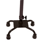 BIOS Living - Canne tetrapode de style K - noire-Sangle incluse