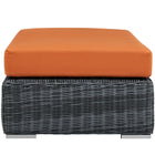 Modway - Summon Terrasse extérieure Ottoman Rectangle Sunbrella in Toile toscane-Résistance à l’eau et aux UV