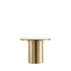 Manhattan Comfort - Table d’appoint Glenn 19,68 po style moderne et glamour - Or-Associez et combinez avec les tables basses Manhattan Comfort