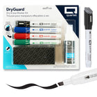 Quartet - Trousse de marqueurs effaçables à sec DryGuard, ens. de 6 pièces -Tableau blanc prêt à l'emploi :cette trousse contient tout le nécessaire pour commencer :4 marqueurs effaçables à sec assortis, un nettoyant à vaporiser pour tableau blanc de 47,8 ml (1,68 fl. oz) et une brosse pour tableau blanc