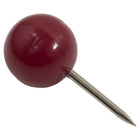 JAM Paper - Punaises colourées - punaises à tête ronde pour cartes - bourgogne - 100/paquet-Quantité : 100 punaises | Punaises durables et réutilisables, conçues pour une fixation solide et de longue durée.