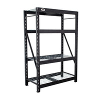 Cat - Étagère industrielle à 4 tablettes - 48"L x 24"P x 72"H-Connectez plusieurs étagères Cat pour des espaces plus grands