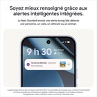 Google - Nest Doorbell filaire (3e gén) - Neige-Concentrez-vous sur ce qui compte le plus.
En utilisant la fonctionnalité Zoomer et recadrer dans l'appli Google Home, vous pouvez zoomer et recadrer le champ de vision de votre sonnette pour cibler les endroits importants, comme l'allée et l’entrée. Vous verrez une image ou une vidéo de haute qualité dans vos alertes, votre flux en direct et l’historique vidéo.