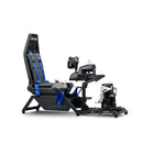 Next Level Racing - Simulateur de vol Boeing Édition Commerciale - Bleu/Noir-Comprend une prise en charge du clavier et de la souris pour une navigation facile avec le clavier et les tapis de souris personnalisés Next Level Racing