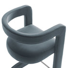 Modway - Winslow Performance Velvet Tabouret de bar - Cadet Blue-8