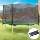 Soozier - Filet de sécurité pour trampoline 12 pi avec 8 poteaux- Livré avec 8 poteaux, chaque poteau composé de 2 pièces, soit un total de 16 tubes