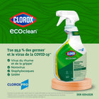 Clorox - Nettoyant désinfectant EcoClean de CloroxPro, 946 mL-Il s’utilise sur les surfaces dures et non poreuses.
