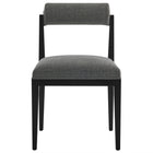 Modway - Kai Tissu Chaise à manger - Noir charbon-8