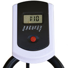 Soozier - Vélo D’Exercice Stationnaire Vertical Avec Résistance Écran Lcd Noir-Volant d’inertie de 17,6 lb pour un fonctionnement fluide et silencieux