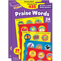 TREND - Pack de variétés d’autocollants puants de mots de louange - 2 paquets de 435-Le favori de tout le monde depuis des décennies, les autocollants puants sont amusants à collecter ou à utiliser pour motiver et récompenser.