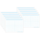 Ashley Productions - ASH97023 Smart Poly PosterMat Pals Économiseurs d'espace - 13" x 9-1/2" - Blocs de grille de 1/2" - 468 blocs - Lot de 10-C'est une affiche, c'est un sous-main, c'est les deux! Parfait pour une taille plus petite pour une utilisation facile en classe, à la maison, au bureau ou en déplacement!