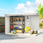 Abri de jardin Outsunny 9' x 4'-Portes doubles coulissantes et verrouillables pour un accès pratique
