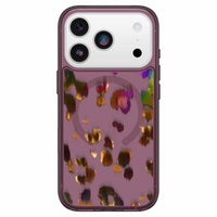 OtterBox - Étui Symmetry MagSafe avec Contrôle de la Caméra pour iPhone 17 Pro - Léopard Rose Shift-Technologie intégrée conçue pour prendre en charge une interaction transparente avec le contrôle de la caméra
