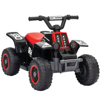 Qaba - Quad ATV 4 roues 6V pour enfants avec phares - noir-Le quad 6V avance et recule pour développer la motricité